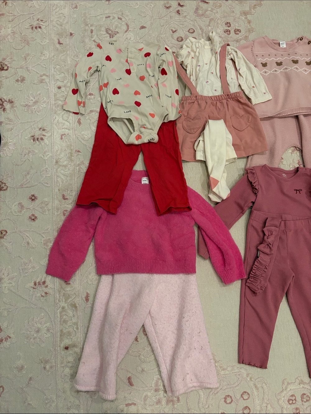 Carter’s Baby Girl Lot of Fall/Winter Clothes, Size 18-24 months - Picture 2 of 7